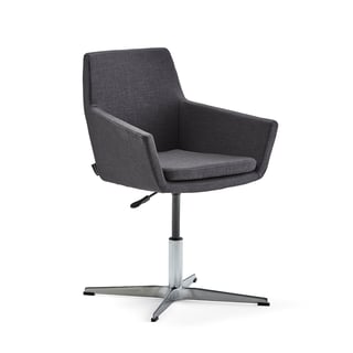 Konferenzstuhl FAIRFIELD, Aluminium/anthrazit