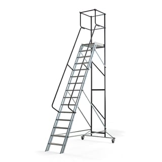 Arbeitsplattform ALOFT mit 15 Stufen, H 3000 mm