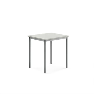 Stalas SONITUS 700x600x720mm, pilkas HPL laminatas, pilka
