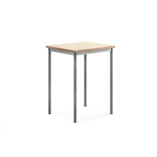 "Sonitus" desk, 700x600x900 mm, beigelitað línóleum, álgrár rammi.