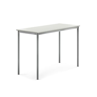 Stalas SONITUS 1400x600x900mm, pilkas HPL laminatas, pilkas