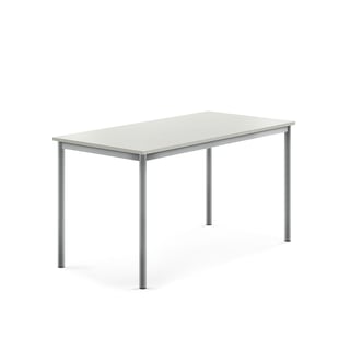 Rakstāmgalds BORÅS, 1400x700x720 mm, pelēks lamināts, alumīnija pelēks