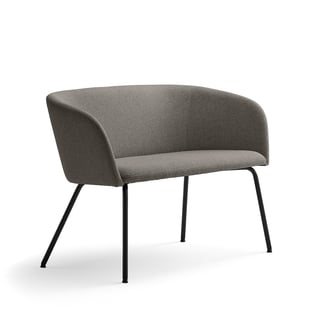 Sofa JOY, svart/gråbeige