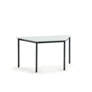 Galds SONITUS TRAPETS, 1400x700x720 mm, antracīta rāmis, troksni slāpējošs augstspiediena lamināts,