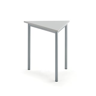 Tisch BORÅS TRIANGEL, 800x700x720 mm, Laminat grau, alu-grau