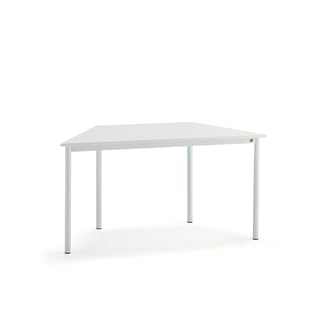 Koolilaud BORÅS TRAPETS, 1400 x 700 x 720 mm, valge/ valge