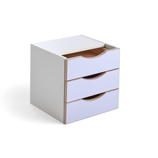 Laatikosto RICO, 3 vetolaatikkoa, lila