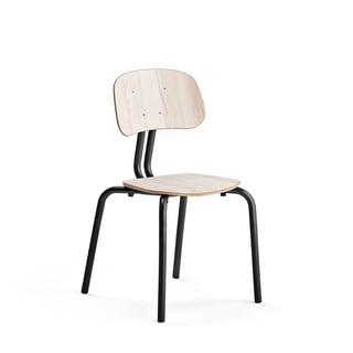 Elevstol YNGVE, H460 mm, antrasitt/ask