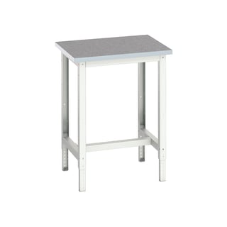 Basic adjustable workbench BOTT®, 700x600 mm, lino