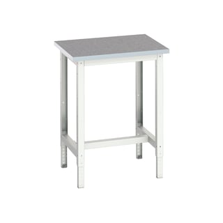 Basic adjustable workbench BOTT®, 700x600 mm, lino