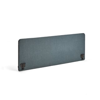 Bordskjerm ZONE, B1800 H650 T36 mm, inkl. svarte beslag, stoff Etna, petroleum