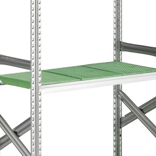 Hyllplan till hyllställ TRANSFORM, plast, 900x400 mm, grön
