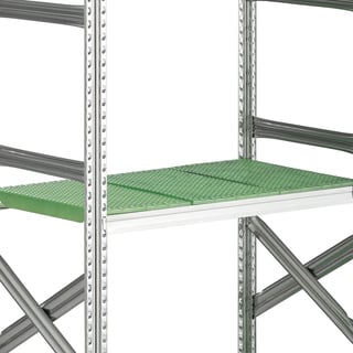 Półka dodatkowa, 900x500 mm, zielony
