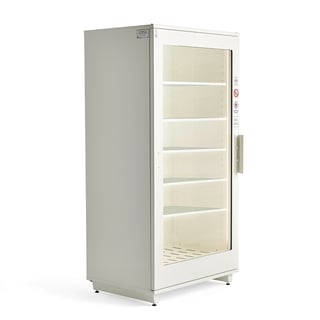 Atspari ugniai ekspozicinė spinta PREVENT, 2000x1000x720mm, balta