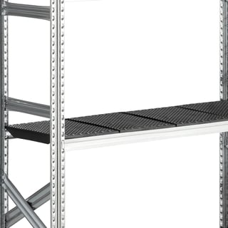 Dodatna polica: Š1200 x D400mm: crna