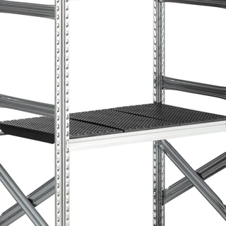 Hyllplan till hyllställ TRANSFORM, plast, 900x500 mm, svart