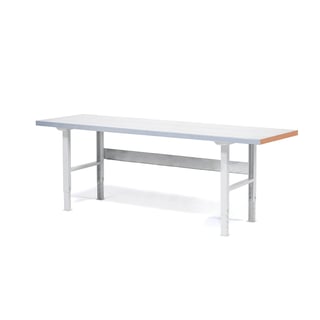 Stół roboczy heavy-duty SOLID, nośność 750 kg, 2500x800 mm, stal