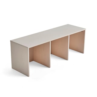 Sittebenk RICO, hvitpigmentert