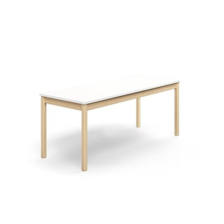 Bord DECIBEL, 1800x700x720 mm, med støjreducerende HPL, hvid