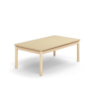Pöytä DECIBEL, 1400x800x530 mm, ääntä vaimentava korkeapainelaminaatti HPL, koivu