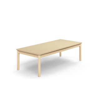 Table DECIBEL, 1800x800x530 mm, noise reducing HPL, birch