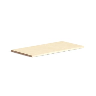 Półka do regału QBUS, 760x378 mm, 1 szt., brzoza