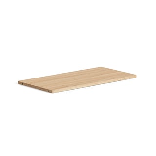 Hylde til bogreol QBUS, 760x378 mm, 1-pak, eg