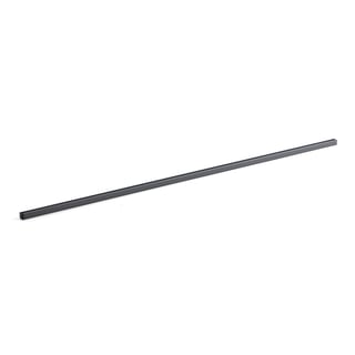 Beslag med C-profil til montering på konsolarme på arbejdsbord ROBUST/SOLID, 1990 mm, mørkegrå