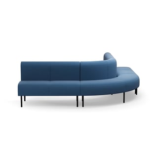 Sofa VARIETY, 90° outward corner, fabric Pod CS, blue