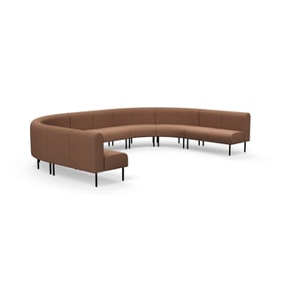 Sofa VARIETY, stof Blues CSII, turkis/orange