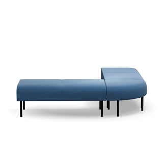 Eckbank VARIETY, nach außen, Stoff Pod CS, blau
