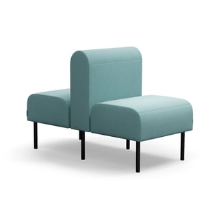 Modulares Sofa VARIETY, 1-Sitzer, doppelt, Stoff Pod CS, türkis