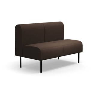 Modulsofa VARIETY, 2-seter, stoff Blues CSII, mørk brun