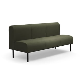 Modulsoffa VARIETY, 3-sits, tyg Blues CSII, olivgrön