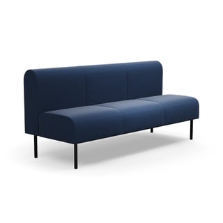 Modular sofa VARIETY, 3-seater, fabric Pod CS, navy blue