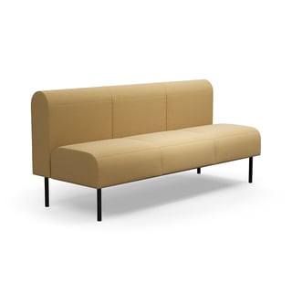 Modulsoffa VARIETY, 3-sits, tyg Pod CS, gul