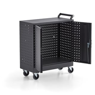 Mobile workshop cabinet PROVIDE, 835x760x350 mm, dark grey