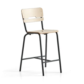 Oppilastuoli SCIENTIA, korkeus: 650 mm, antrasiitinharmaa/koivu