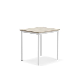 Pöytä BORÅS PLUS, 700x600x720 mm, saarnilaminaatti, valkoinen