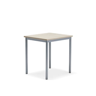 Stalas SONITUS PLUS, 700x600x720mm, garsą slopinantis HPL uosio laminatas, pilkas