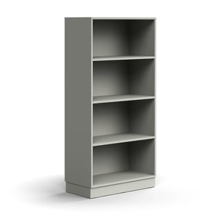 Riiul QBUS soklil, 1636 x 800 x 400 mm, helehall