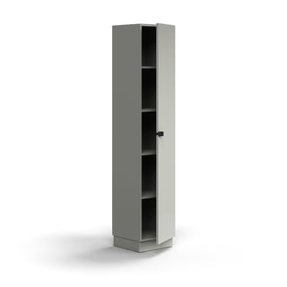 Schrank QBUS, 2025x400x420 mm, hellgrau