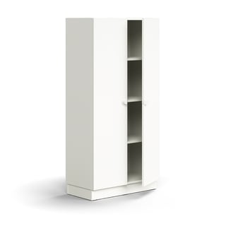 Schrank QBUS, 1641x800x420 mm, weiß