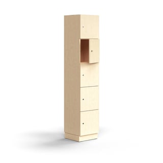 Hoiukapp QBUS soklil, 2020 x 400 x 420 mm, 5 lahtrit, lukuga, kask