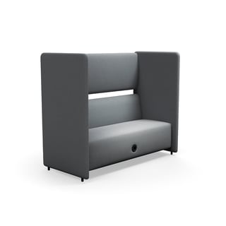 Diivan CLEAR SOUND, 3 kohta, USB + 220V, kangas Pod CS, hõbehall