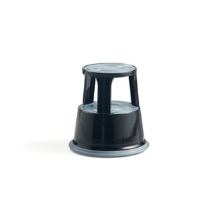 Rulltaburet, 425 mm, metall, must