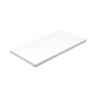 Polica FIRST, 1 ks, 70 kg nosnosť, 1000x500 mm, biela