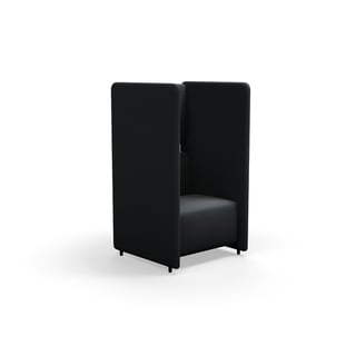 Akustiksofa CLEAR SOUND, 1-Sitzer, Stoff Focus Melange, anthrazit