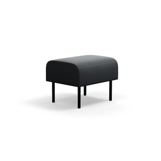 Modulbänk VARIETY, 1-sits, tyg Pod CS, antracitgrå