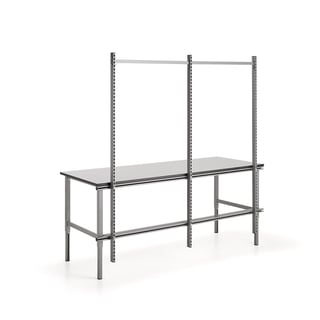 Hinterer Rahmenbügel mit 3 Holmen für Handwerkbank MOTION, L 1500 mm